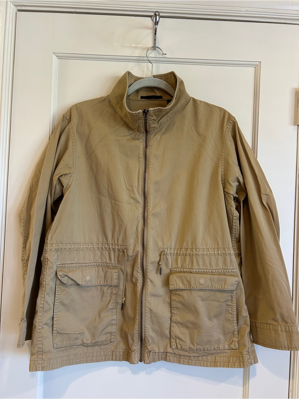Uniqlo Women's Tan Utility Zip Jacket